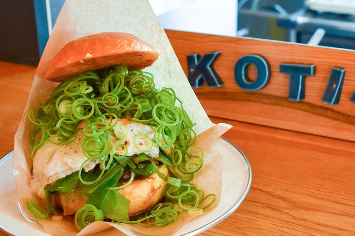 コティーカフェのバーガー