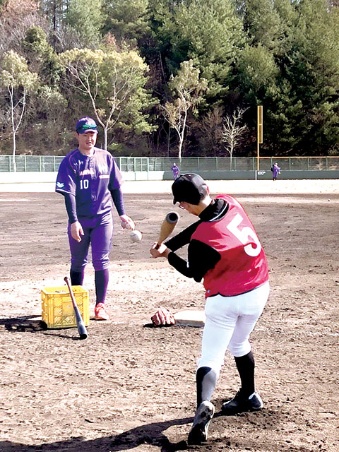 ビクチリーズ野球指導