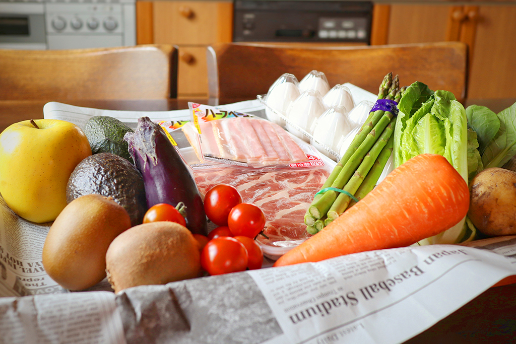 食品表示買い物カート