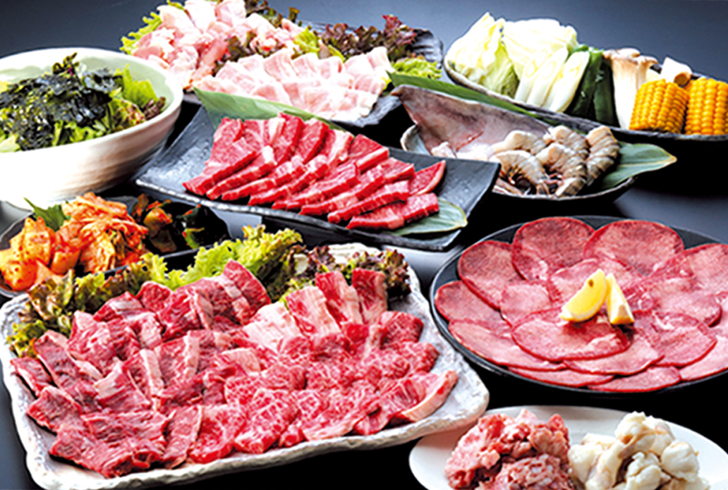 一心伝宴会コース写真