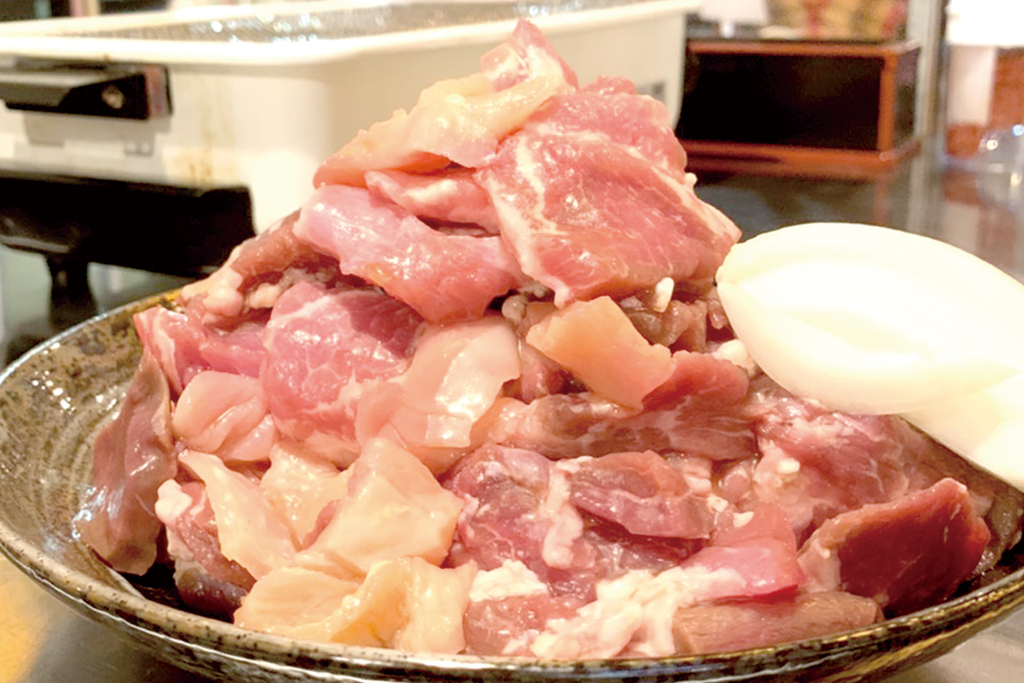 史話題の肉盛り