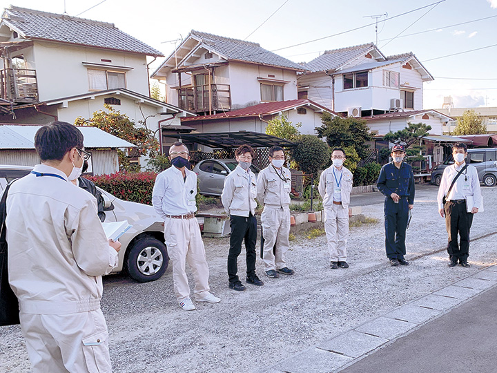 通学路の安全を点検
