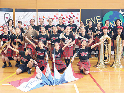 寺西小・龍王小金管バンドのメンバー