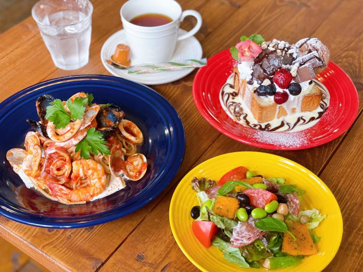 パスタアイリーのランチセットの写真