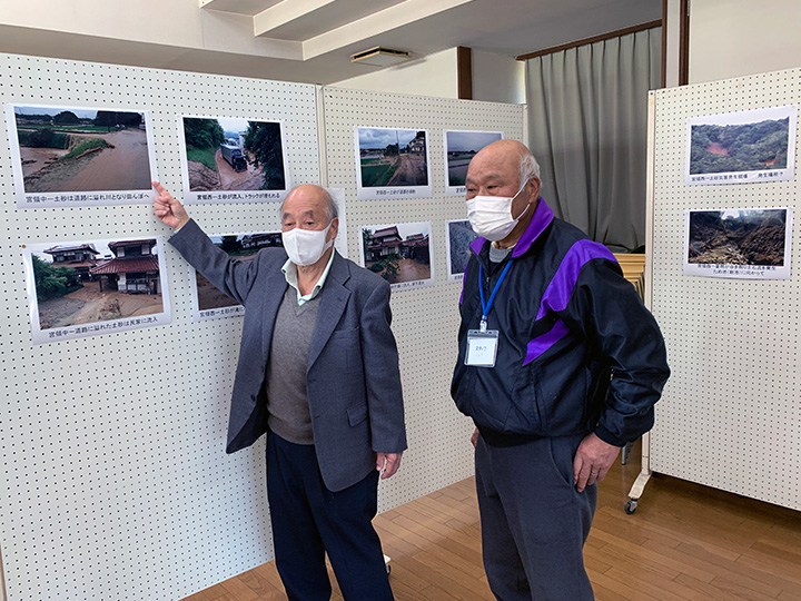 高屋町で防災展示会