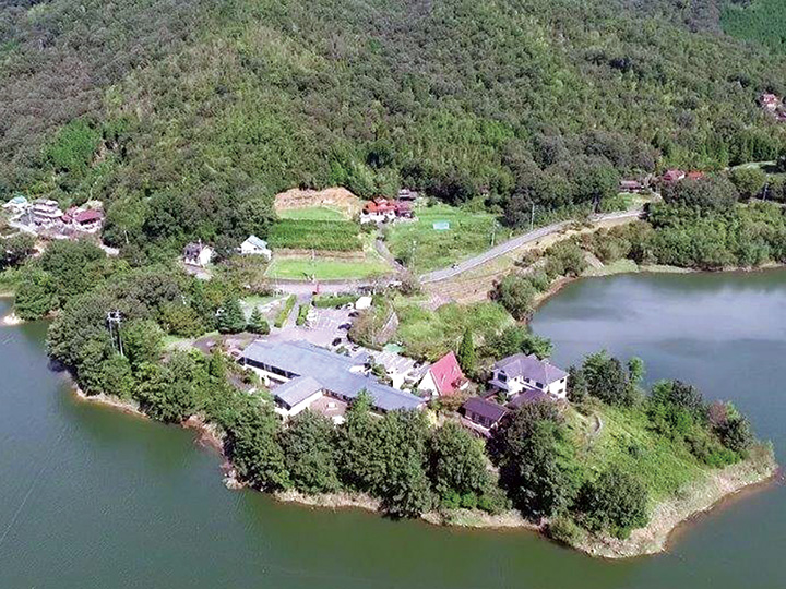 改装中の白竜湖リゾート