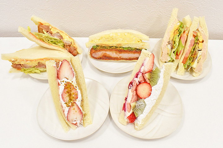 フレスコサンドカフェのサンドイッチ5種類