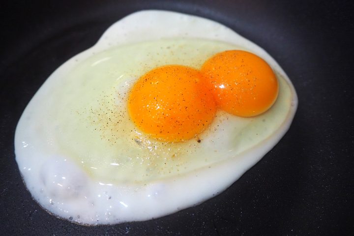 高光養鶏場の黄身が２つ入ったふたご卵