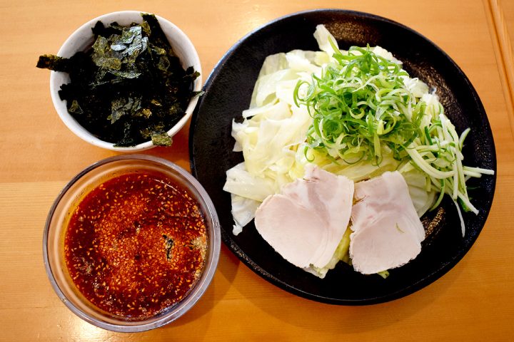 辛部の定番つけ麺