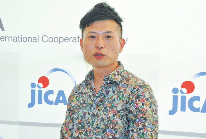 JICA海外協力隊員　沖田 大さん