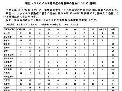 コロナ速報221228