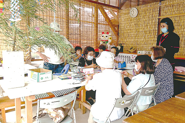 7月に開催されたイベント「七夕会」の様子。地域の行事開催場所にもなっている