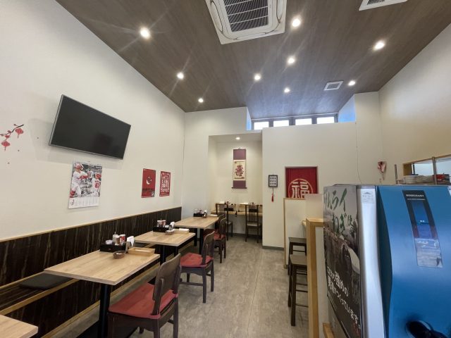 藤椒（たんじょう）の店内