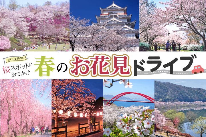 広島県内の桜スポットにおでかけ! 春のお花見ドライブ