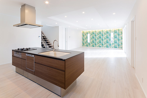 日当たりを含め、開放的な空間を演出