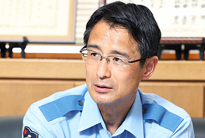東広島警察署 署長 木本英則さん