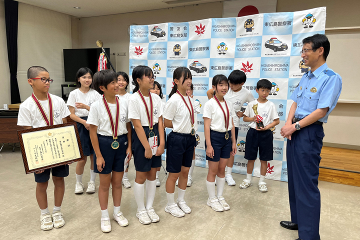 原小学校が交通安全子供自転車大会で優勝。東京ビッグサイトの全国大会へ出場。