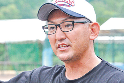 武田高硬式野球部監督　岡嵜 雄介さん