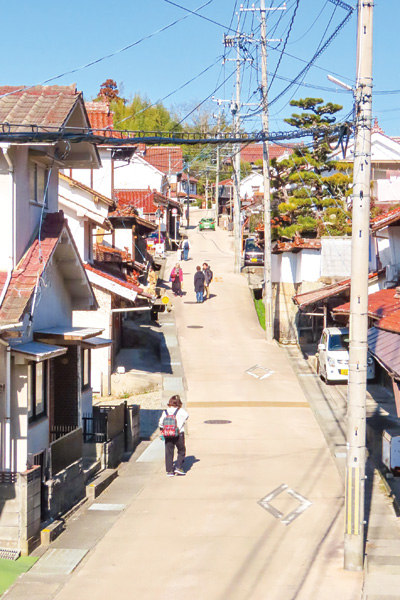 白市地区の町並み