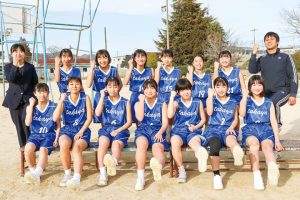 県中新人大会で準優勝　高屋中女子バスケ部