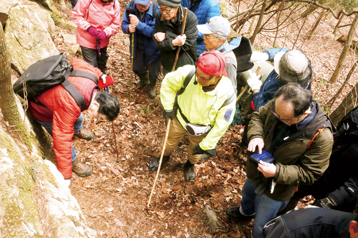 古代山城跡に感動