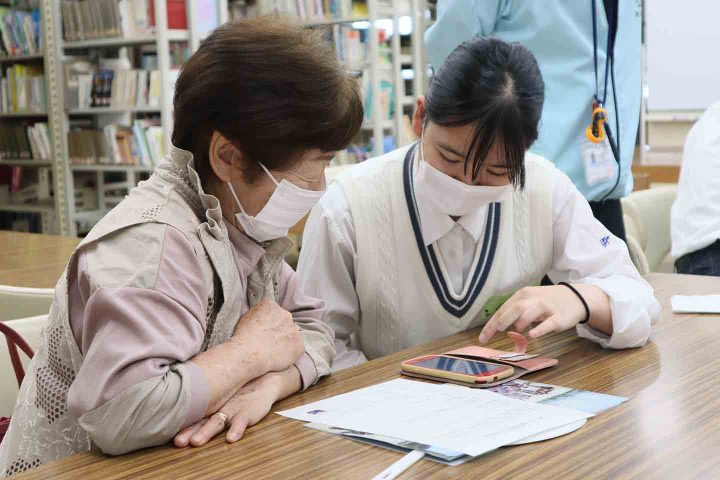 スマホ教室の様子