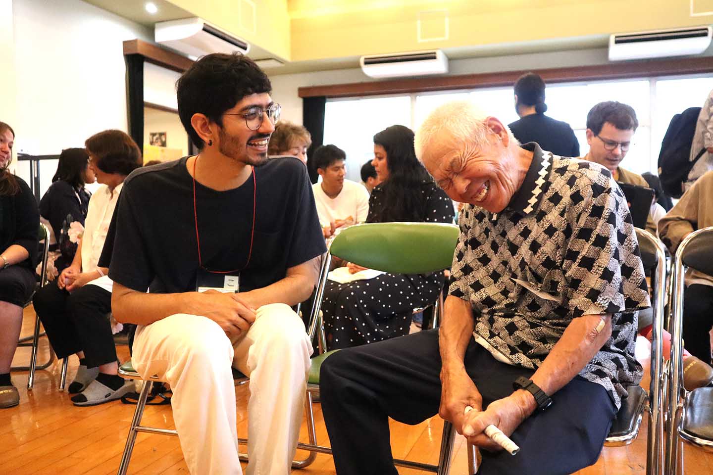 留学生と平岩地域住民が交流