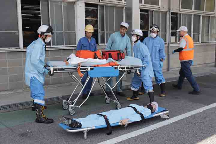 危険物施設消防訓練