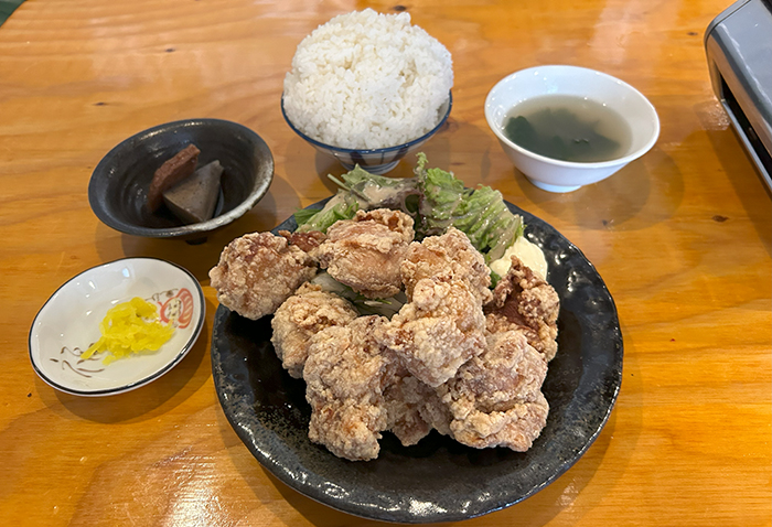 沖田屋 唐揚げ定食
