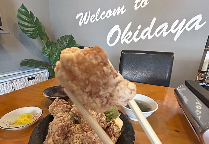 沖田屋「唐揚げ定食」