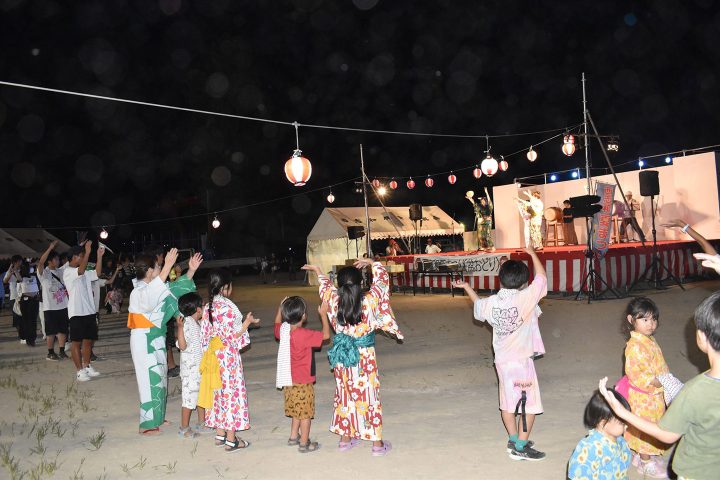 「西志和夏まつり（盆おどり）」が開催