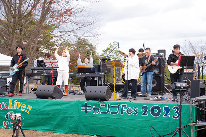 みんなで盛り上げる野外音楽イベント(昨年の様子)