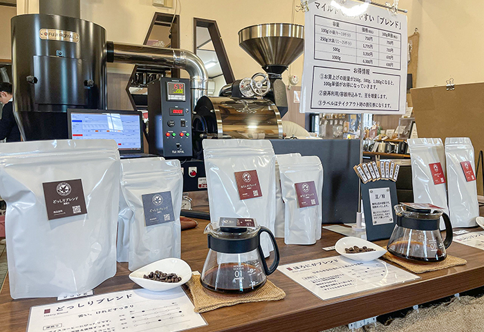 試飲ができるコーヒー