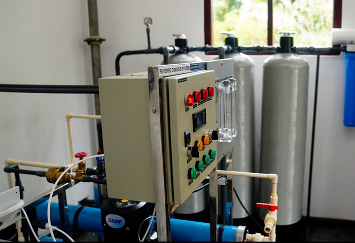 浄水場の水をきれいにするフィルター(提供写真)