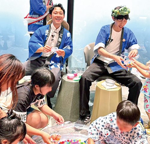 過去のイベントでの縁日コーナー（提供写真）