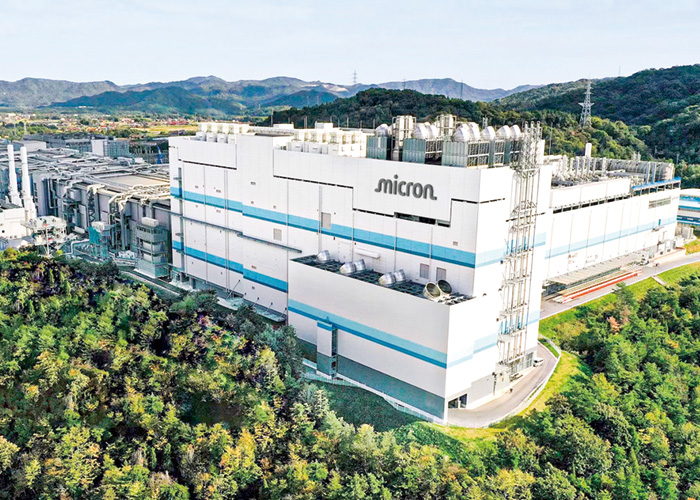 世界最先端のDRAM製造技術が集約する広島工場