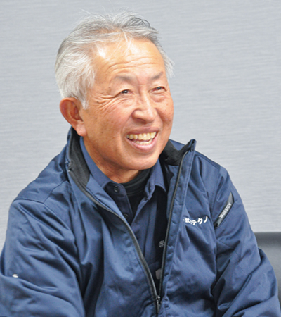 「将来は50億円の売り上げが目標」と話す山嵜慶彦社長