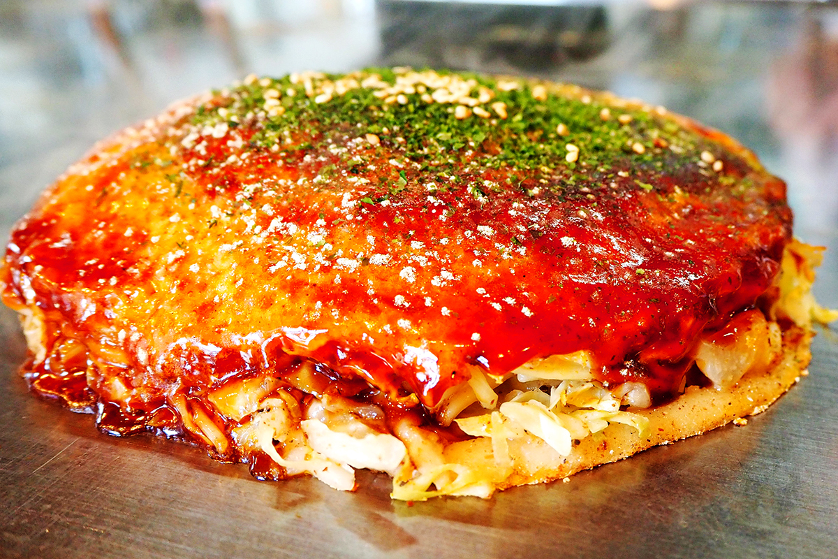 東広島市西条町寺家の「おこのみやき KONAmon」