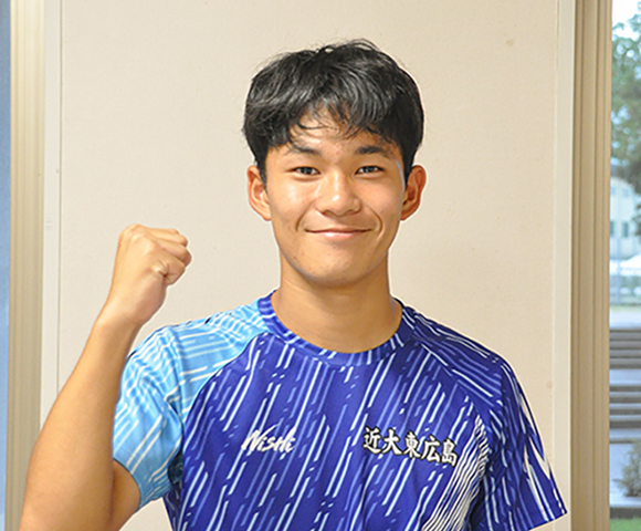 近大広島高東広島校の荒谷匠人選手（100メートル）