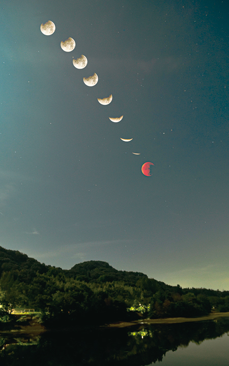 真夜中の天体ショー