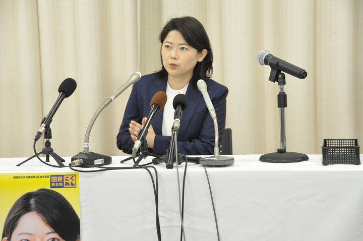 東広島市議の鍋島勢理氏が出馬表明 次期衆院選広島4区に国民民主党から