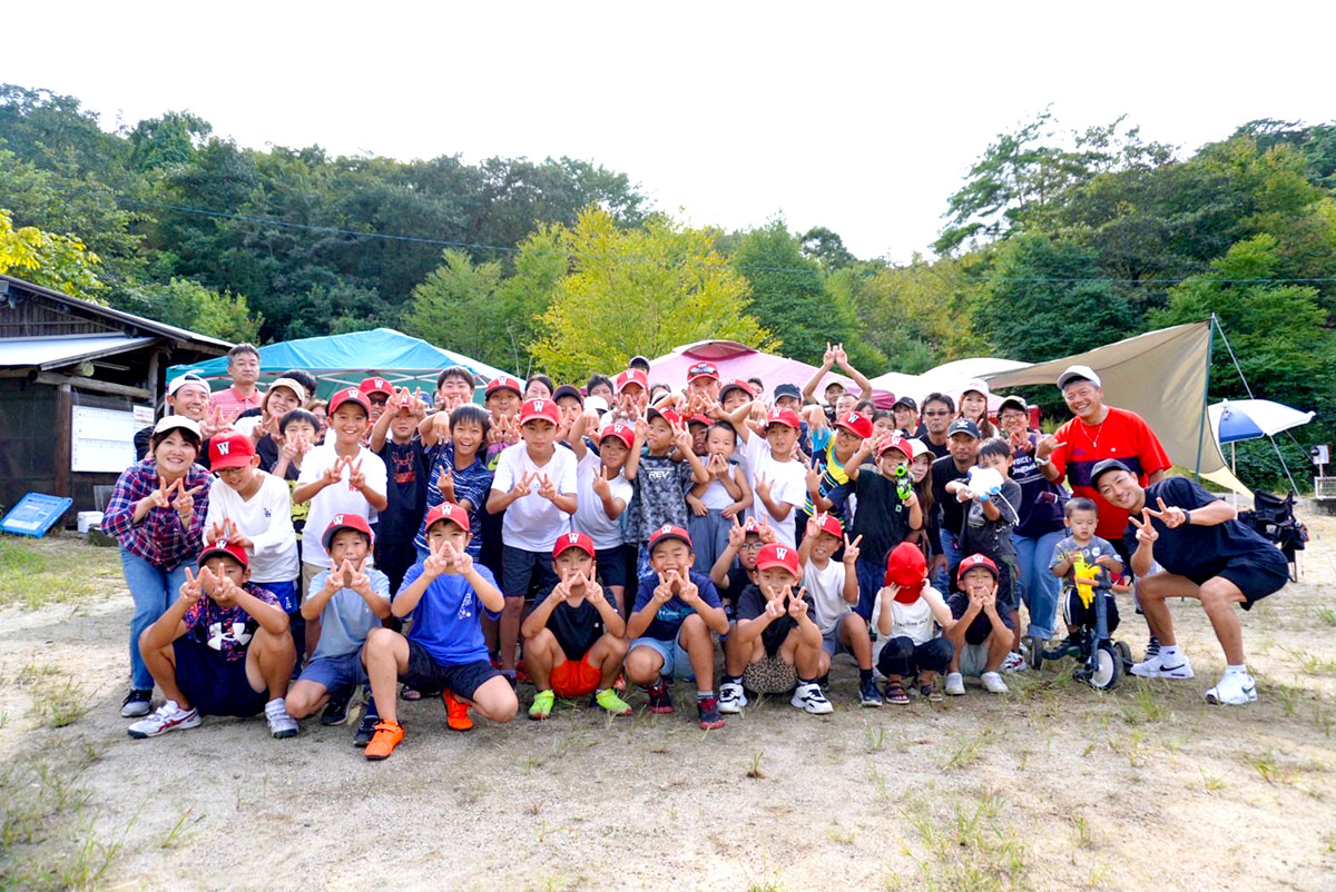 少年野球チームの東広島ウルフが平岩小学校で体験会を開催　10月26日・11月23日