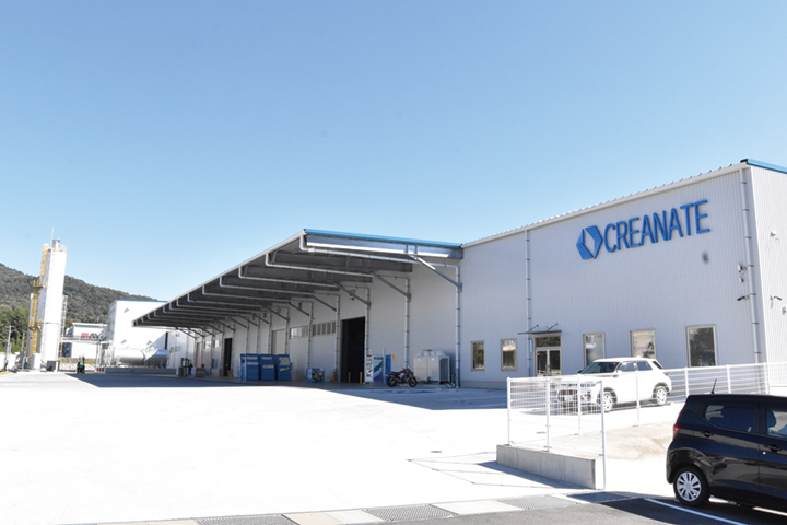 東広島市高屋東工業団地に完成した新工場の外観