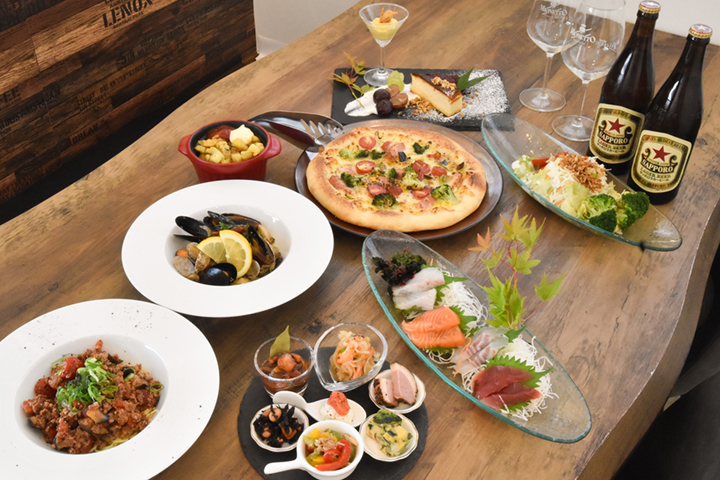 東広島市寺家駅前の創作イタリアン LA PORTA