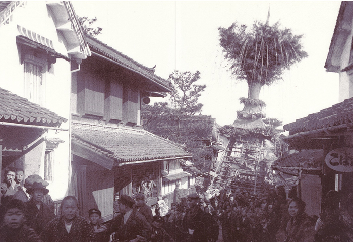 白市の町並みの昔