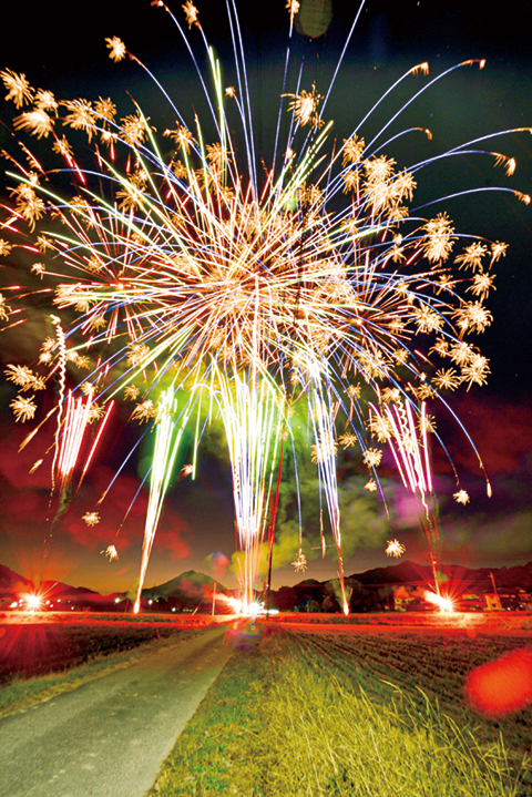 原文化祭の打ち上げ花火