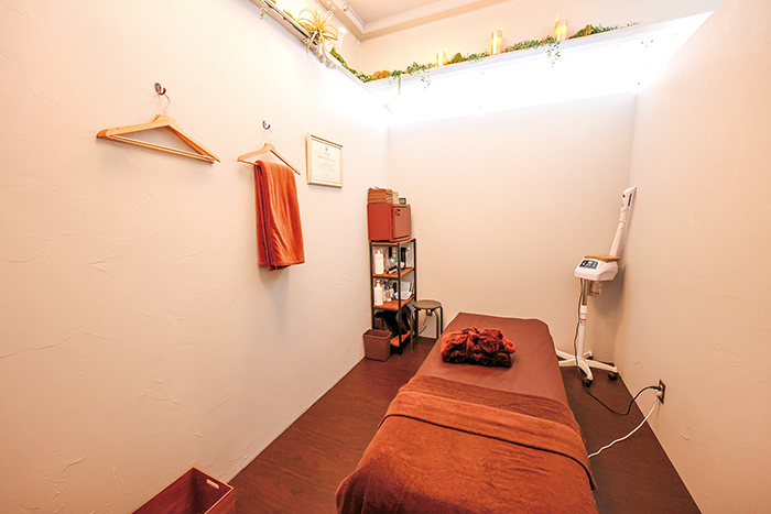 ▲リラクゼーション施術可能なフロア（2階）