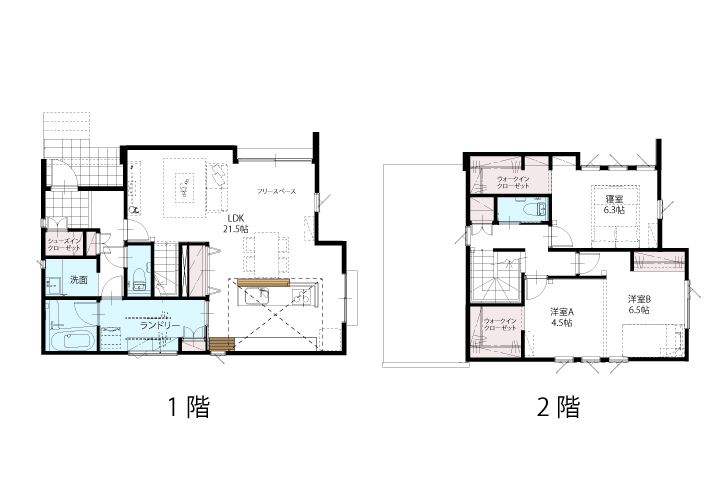 モデルハウス間取り