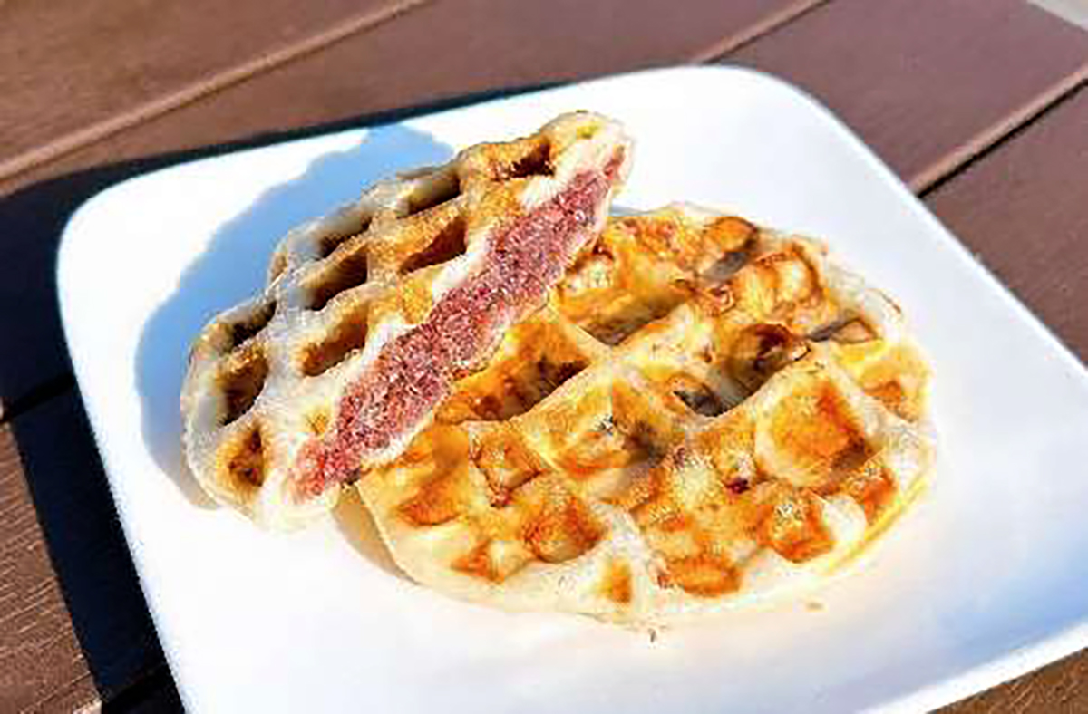 パンワッフル あんバター