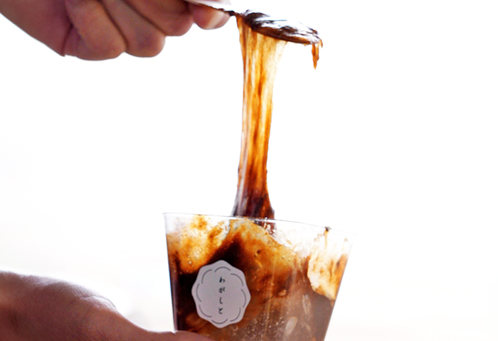 和菓子専門店「わがしと」のできたて食感が魅力のわらびもち